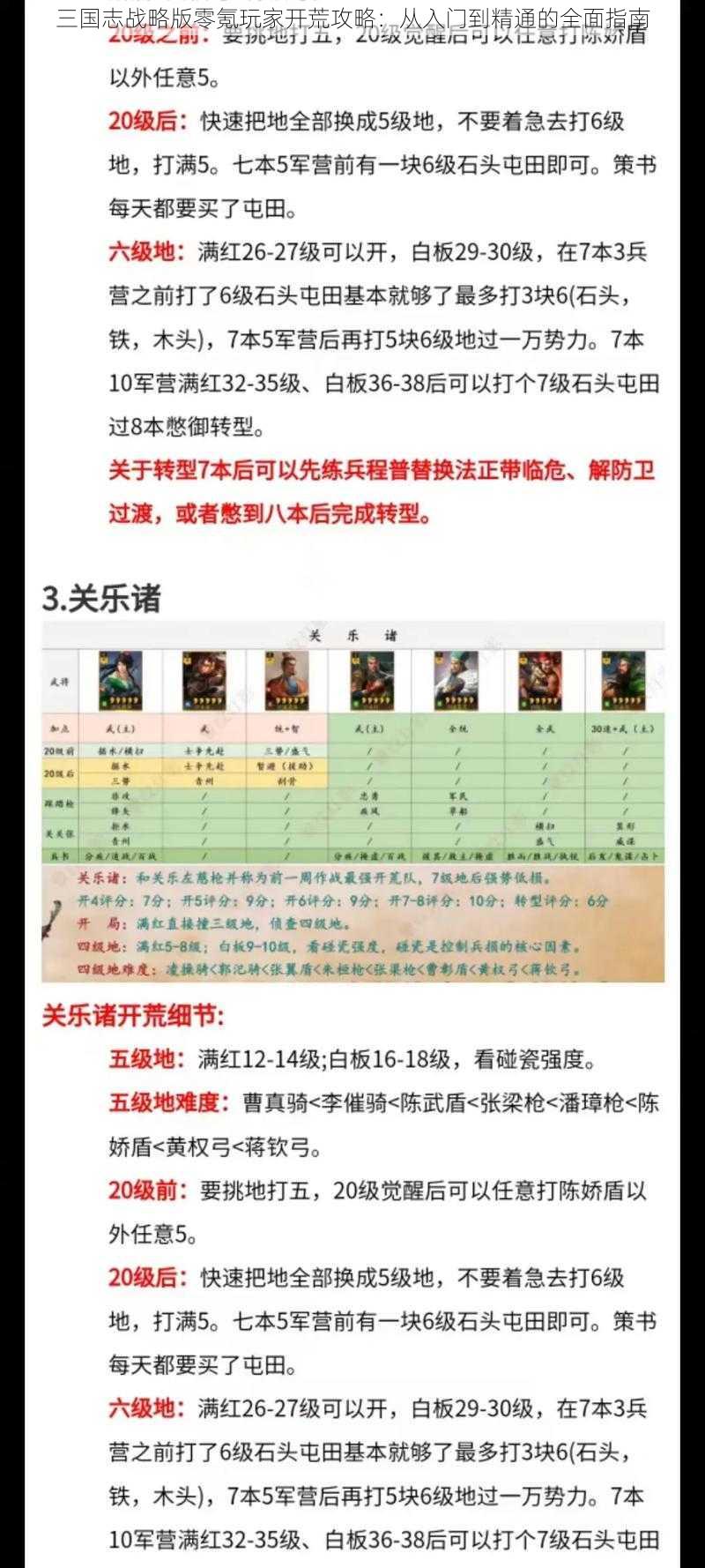 三国志战略版零氪玩家开荒攻略：从入门到精通的全面指南