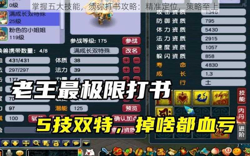 掌握五大技能，须弥打书攻略：精准定位，策略至上