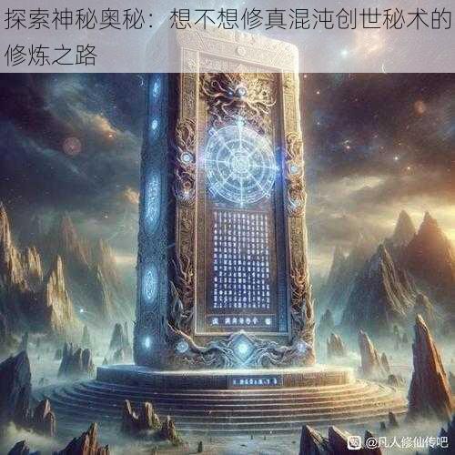 探索神秘奥秘：想不想修真混沌创世秘术的修炼之路